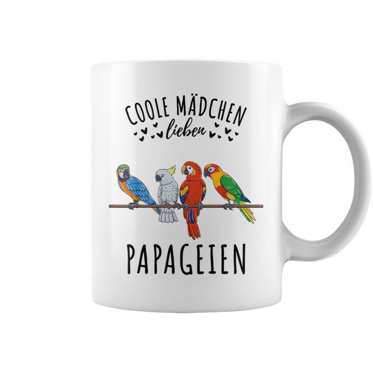 Coole Mädchen Lieben Papageien Tassen