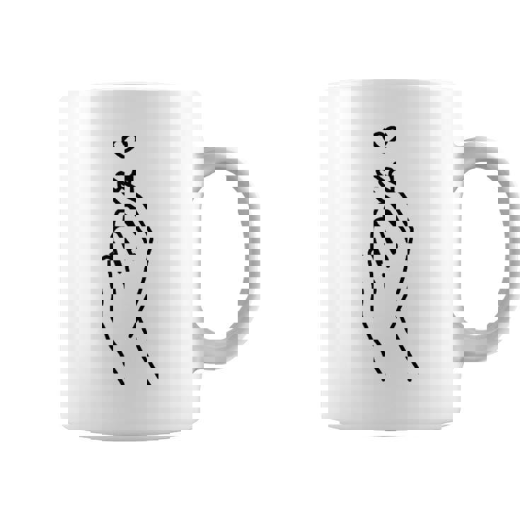 Coreano Dito Cuore Grafico Coreano Kpop Love K-Pop Merch Tazze