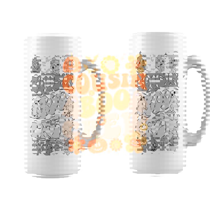 Cousin Boo Crew Halloween Retro Matching Family Costume Coffee Mug