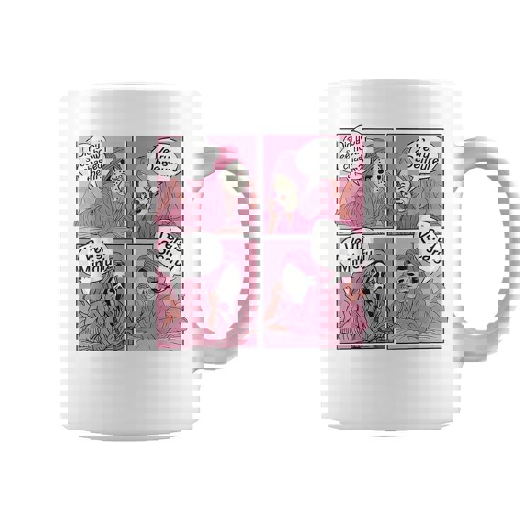 Very Demure Cute Ghost Halloween Humorous Saying Fall Coffee Mug