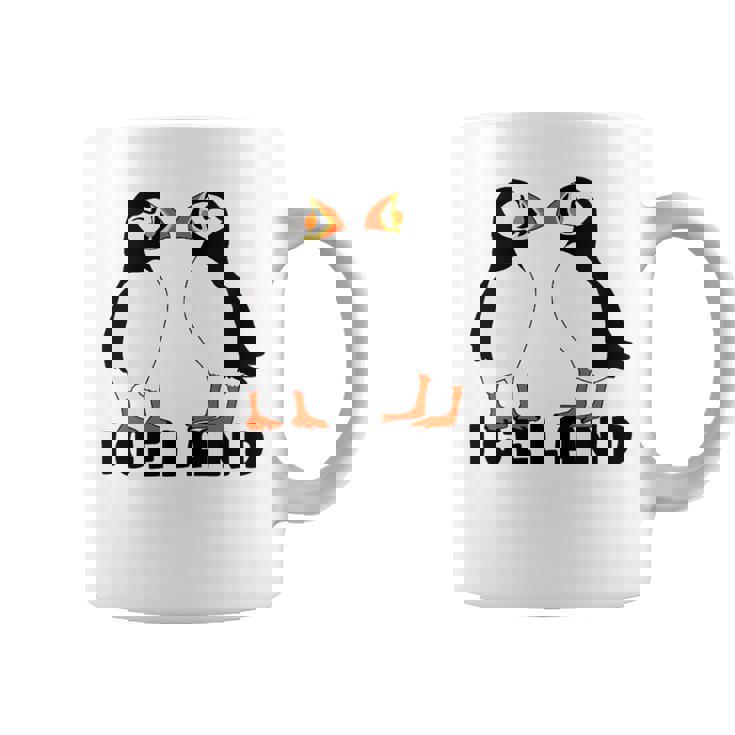 Deux Adorables Macareux D'islande Tasse