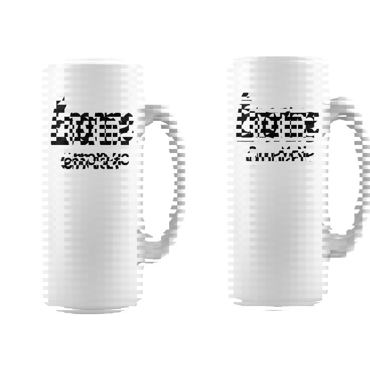 Énorme Comme Ma Humour Audacieux Ami Message Drôle Tasse