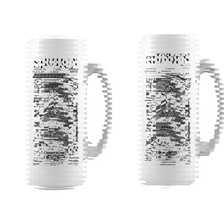 Escopeta Rifle Antiguo Pistola Colector Arma De Fuego Patenteintage Taza de café
