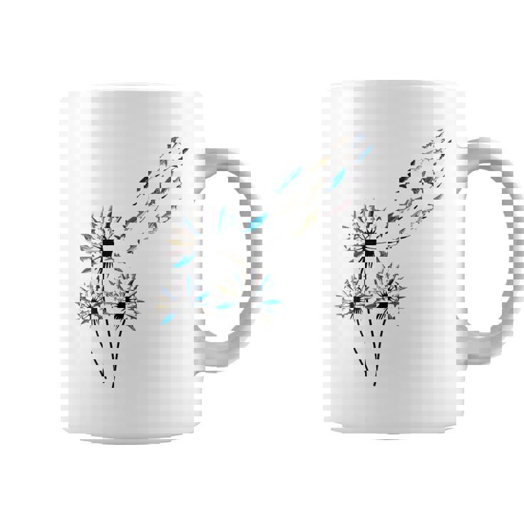 Flower Dandelion Sharks For Shark Lover Shark Coffee Mug