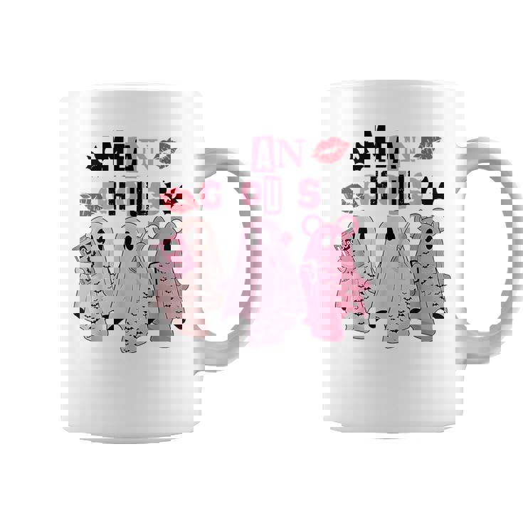 Mean Ghouls On October We Wear Pink Breast Cancer Coffee Mug
