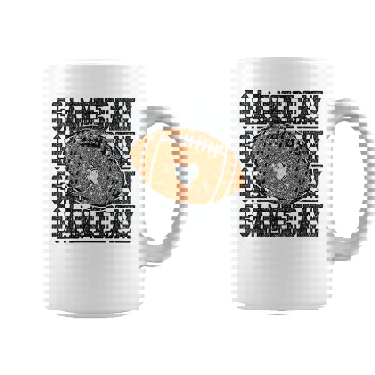 Game Day Football Bling Bling Football Lover Trendy Coffee Mug