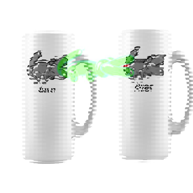 Globo De Cocodrilo Low Cost Divertido Sarcasmo De Marca Sarcástico Cuello Taza de café