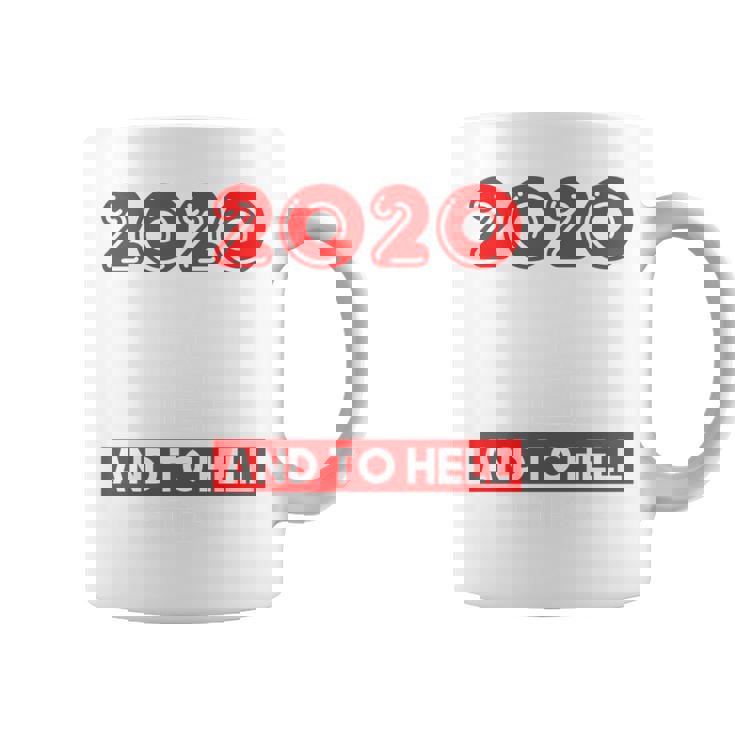 Good Tidings And Cheer And To Hell With This Year 2020 Graphic Print Coffee Mug