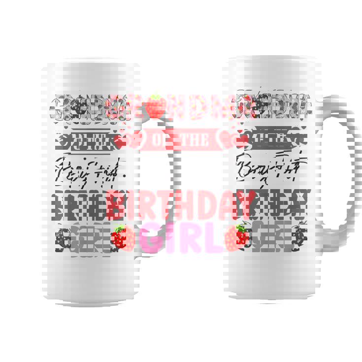 Grandma Of The Berry First Birthday Girl Sweet Strawberry Coffee Mug