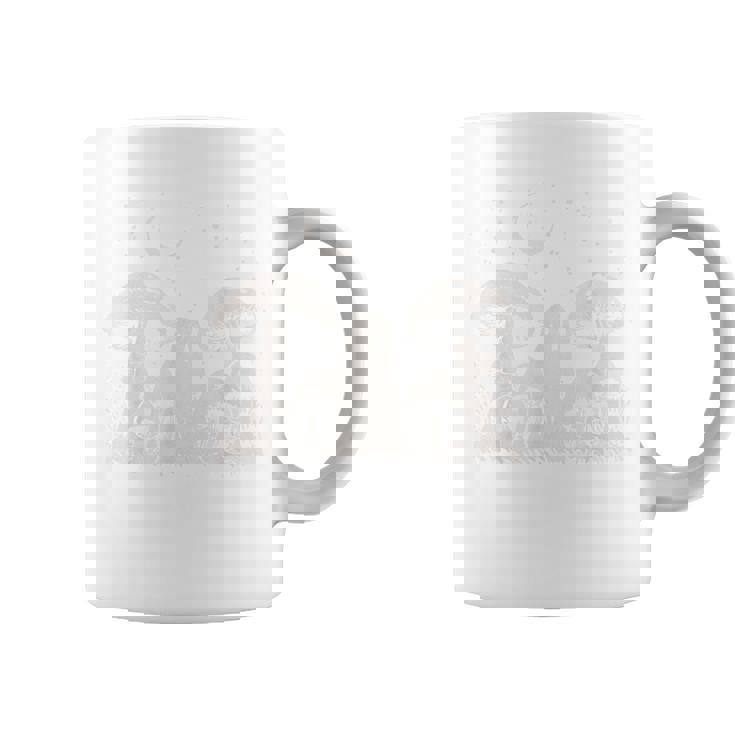Halloween Mushroom Ghost Vintage Grunge 90 Aesthetic Graphic Coffee Mug