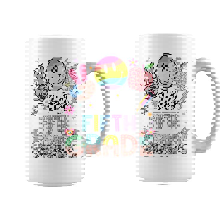 Hello 5Th Grade Boy Girl Teacher Back To School 5Th Grade Coffee Mug