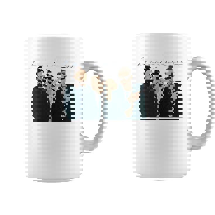 Indie Rock Cool Band Digital Fun 1975 Record Happiness Cover Coffee Mug