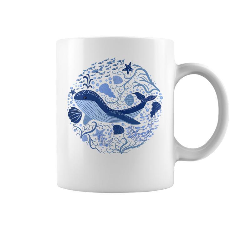 La Ballena Amante De Los Animales Amante De La Naturaleza Animal Marino Sin Mangas Taza de café