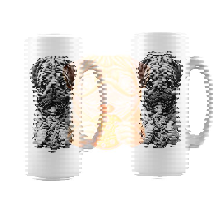 Lindo Carlino Con Diseño De Galleta Dulce Perro Taza de café