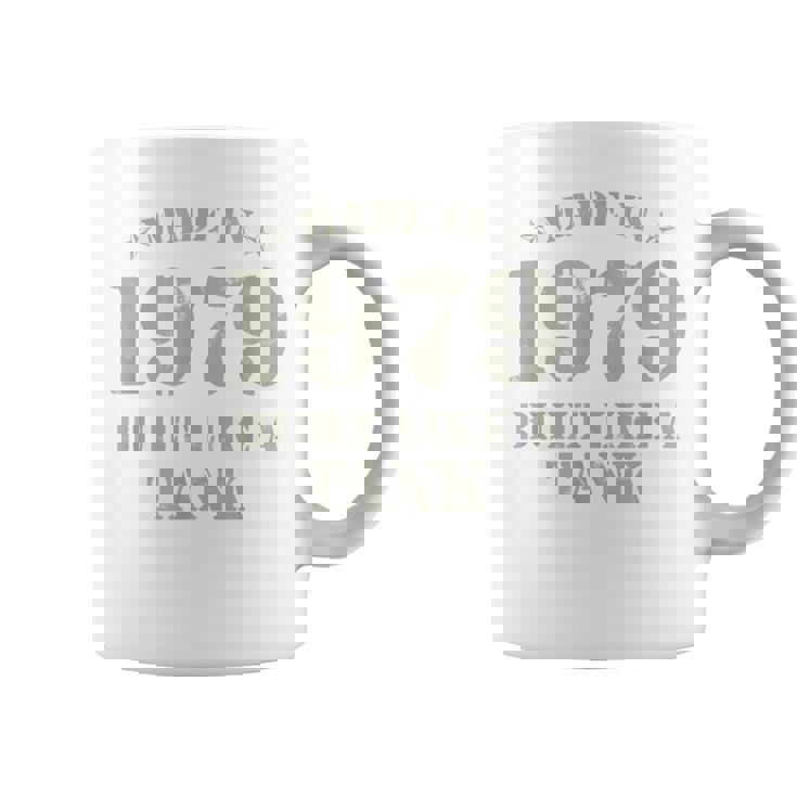Made In 1979 Built Like A Tank Militare Compleanno Tazze