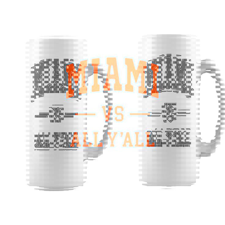 Miami Vs All Y'all Throwback Classic Coffee Mug