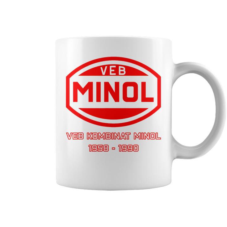 Minol -Ebolkseigener Betrieb Minol Yellow Tassen