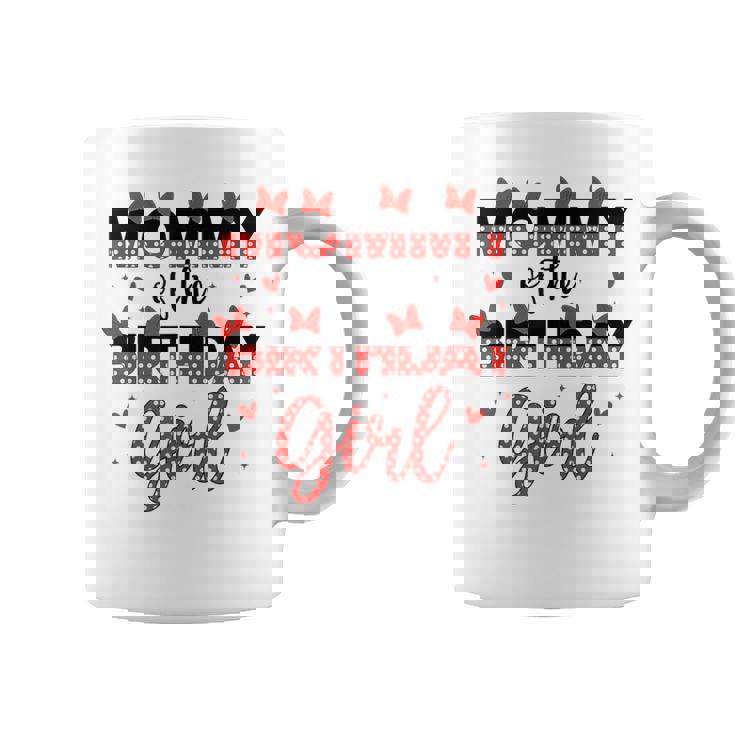 Mommy Of The Birthday Girl Mouse Family Mother 1St Coffee Mug