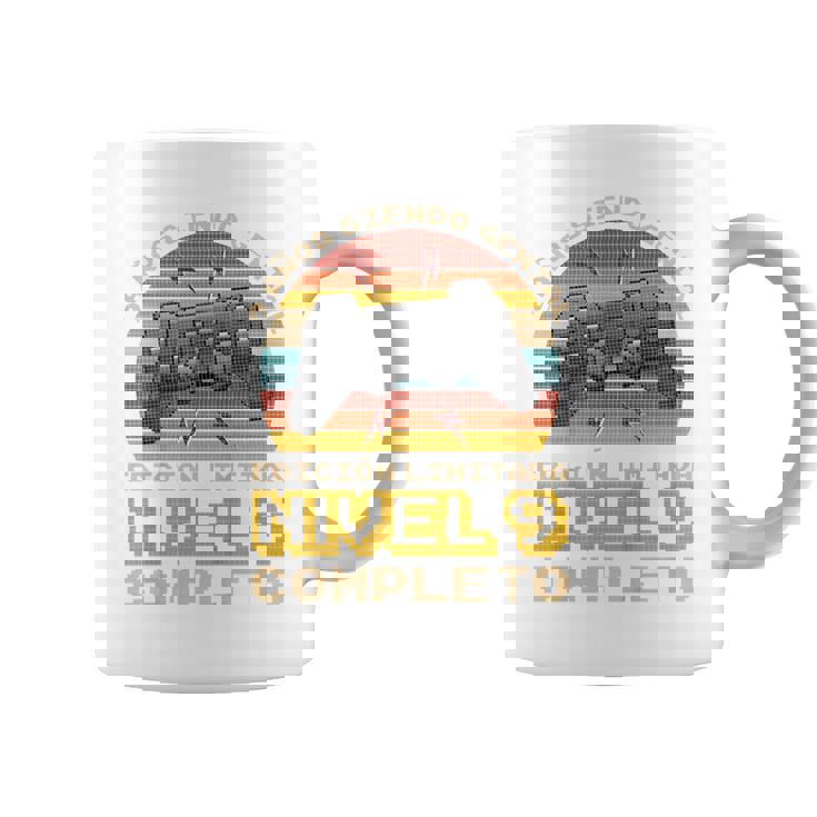 Niños Regalo De Cumpleaños 9 Años Gamer Nivel 9 Completo Taza de café