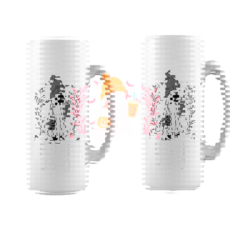 In October We Wear Red For Red Ribbon Week Awareness Coffee Mug