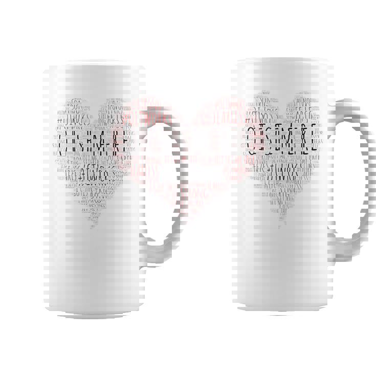 OIT Heart Tshirt For Fearless OIT Graduates Graphic Print Coffee Mug