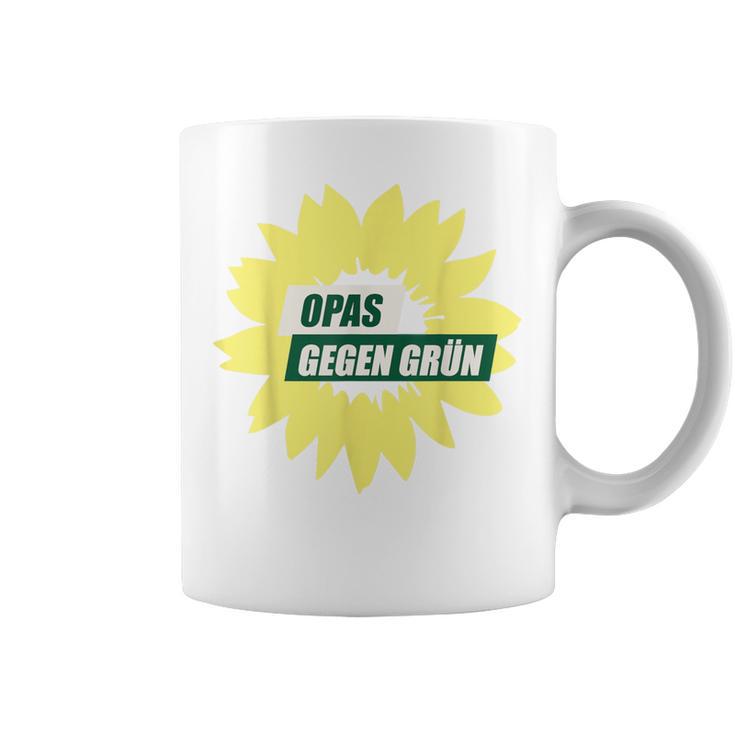 Opas Gegen Links Green Tassen