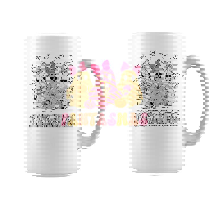 Pantasmas Ghost Spooky Conchas Halloween Mexican Ghost Coffee Mug