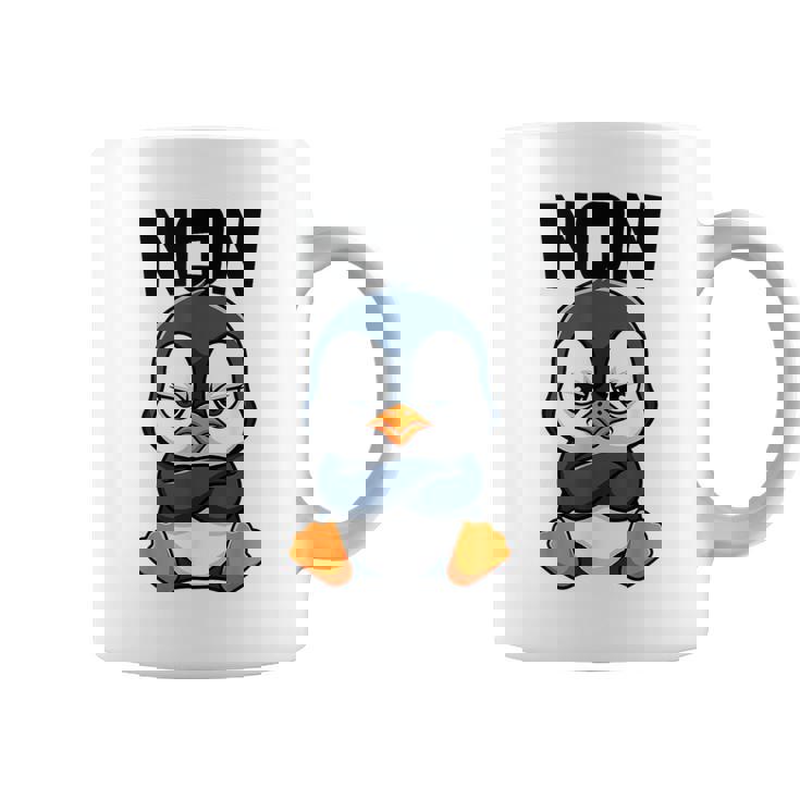 Pingouin Drole Non Humour Paresse Sommeil Flemme Tasse