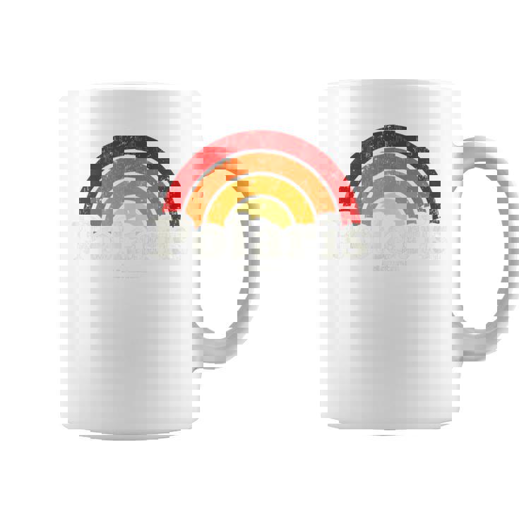 Polaris Montana Mtintage 70S Diseño Retro Arco Iris Taza de café