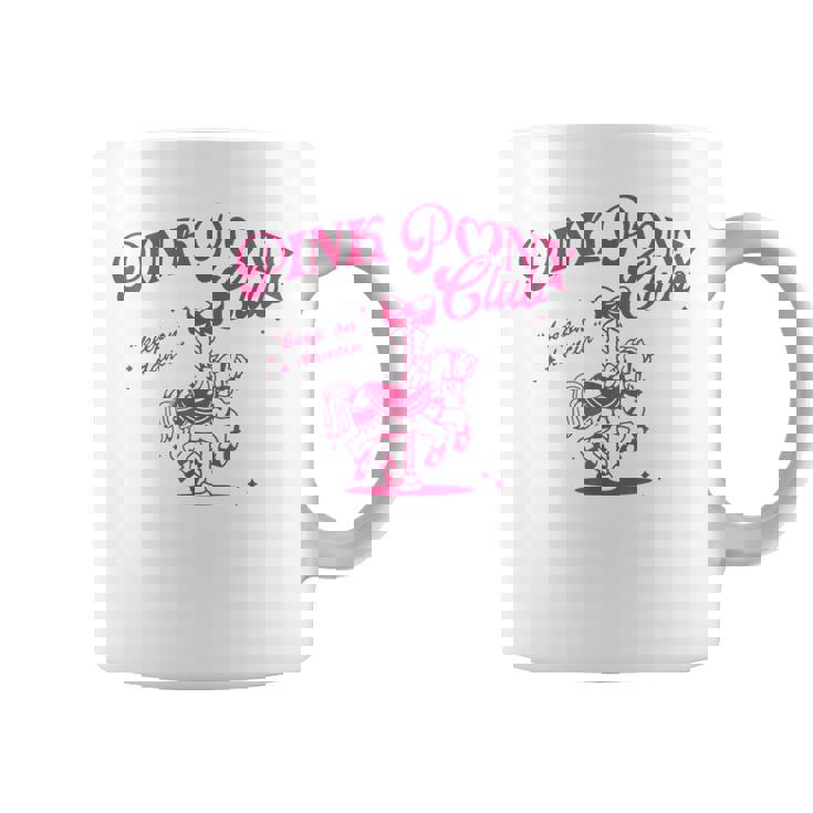 Pony And Heels Lover Pink Girls Clubs Disco Birthday Cowgirl Coffee Mug