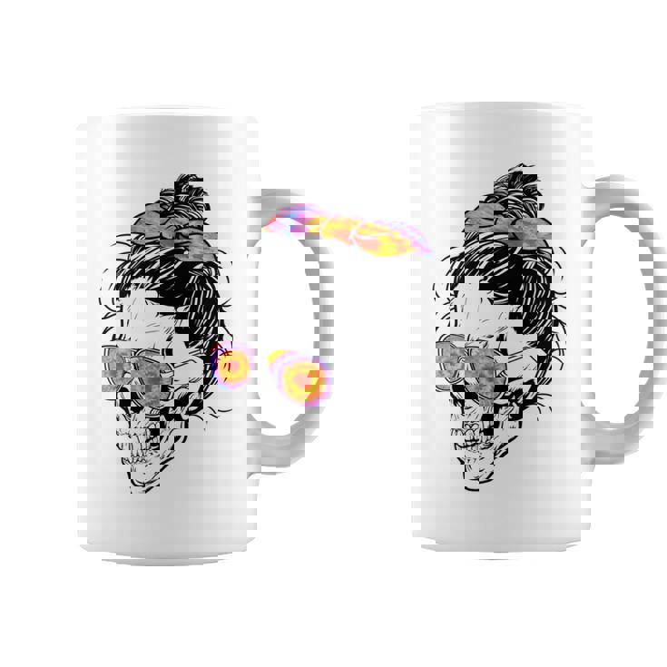 S De Calavera Calavera Manga Larga Taza de café