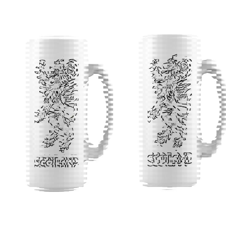Scottish Rampant Lion Scotland Rugby Football Tazze