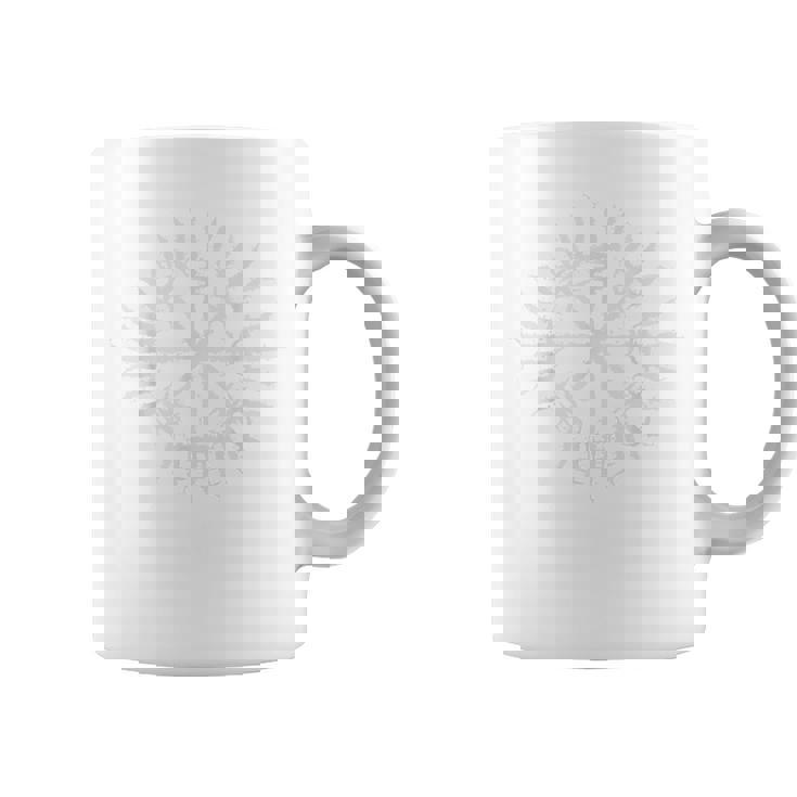 Símbolosikingos Clásicos Brújulaegvisir Nordic Rune Taza de café