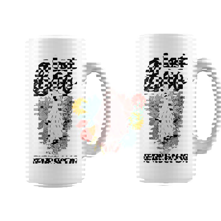 Spooky Bride Floral Ghost Wedding Bachelorette Halloween Coffee Mug