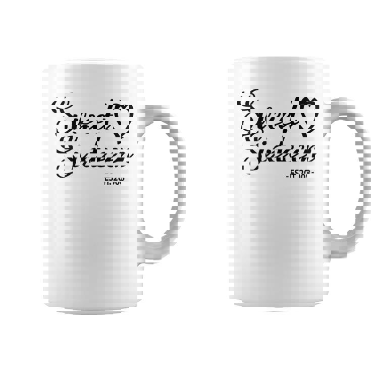 Sweet Sixn Est 2008 For Girls 16 Years Old 16Th Birthday Coffee Mug