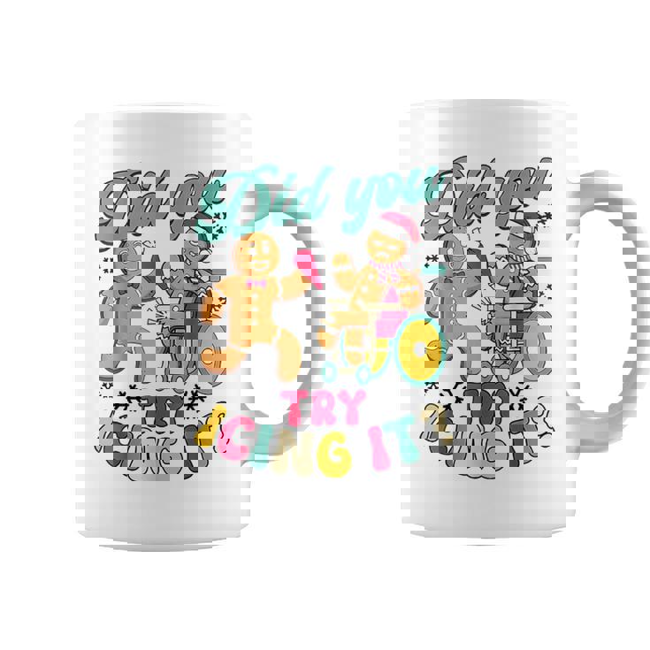 Did You Try Icing It Christmas Physical Therapy Gingerbread Coffee Mug
