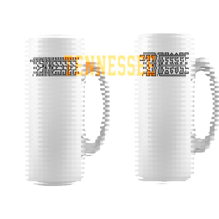 Vintage Tennessee Tennessee Retro Orange Coffee Mug