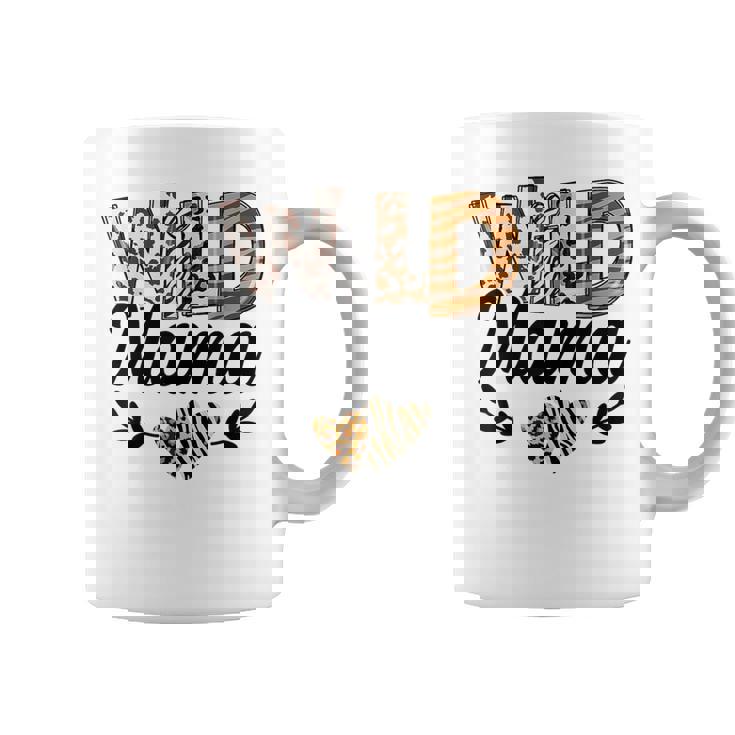 Wild Mama Birthday Family Mom Safari Zoo Jungle Animals Coffee Mug