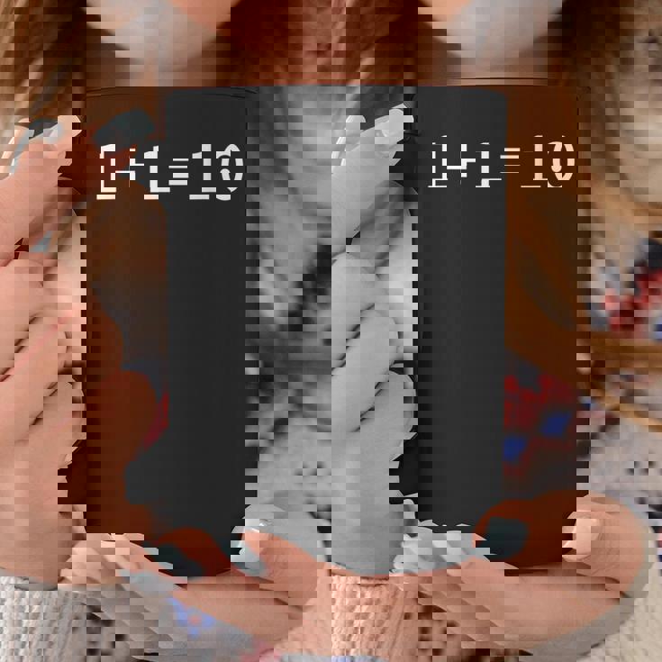 1 1 10 Binario Divertente Informatica Software Programmatore Tazze Regalos divertidos