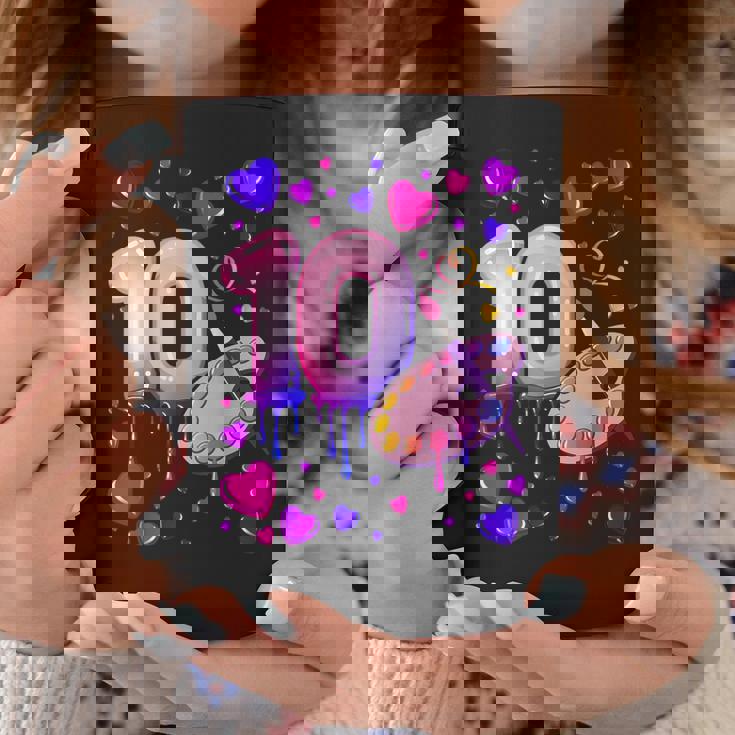 10° Compleanno Ragazza Di 10 Anni Pittura Numero 10 Tazze Regalos divertidos