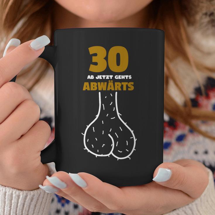 30 Ab Jetzt Gehts Abwärts Birthday Humour Tassen Lustige Geschenke