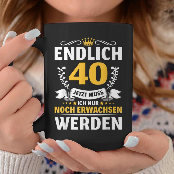 40 Jahre Mann Woman 40Th Birthday Finally 40 S Tassen Lustige Geschenke