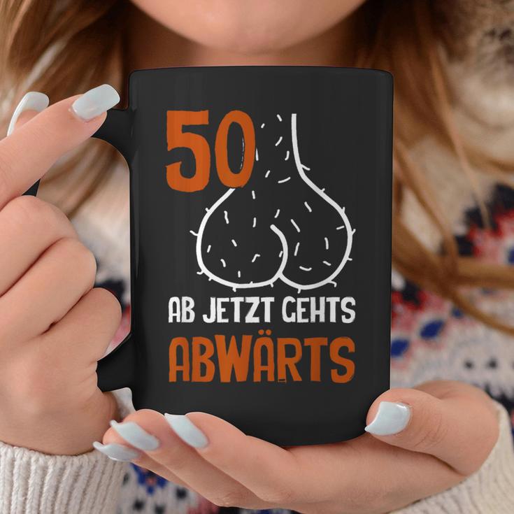 50 Ab Jetzt Gehts Abwärts Birthday Tassen Lustige Geschenke