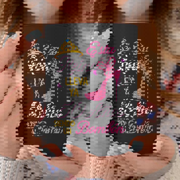 50 Años Siendo Un Bombón Cumpleaños 50 Años Sin Mangas Taza de café Regalos divertidos