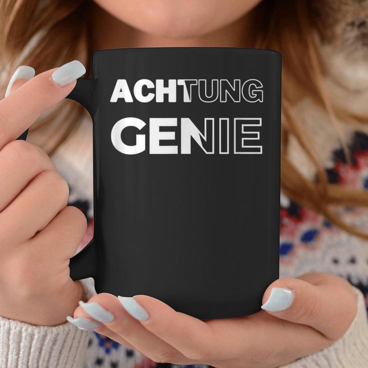 Achtung Genie Tassen Lustige Geschenke