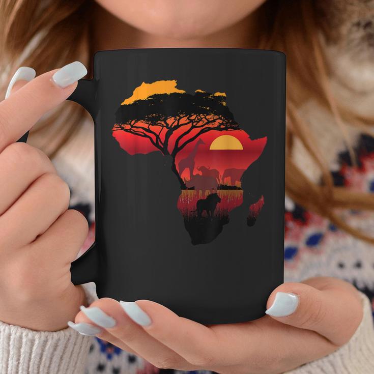 Africa Big Five Silhouette Africa Safari Map Africa Tassen Lustige Geschenke