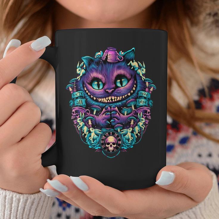 Alice In Wonderland Cheshire Cat All Mad Here Tassen Lustige Geschenke