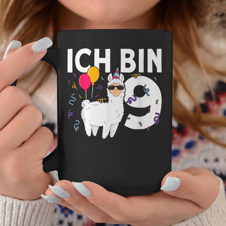 Alpaca Ich Bin Schon 9 Geburtstag Llama Tassen Lustige Geschenke