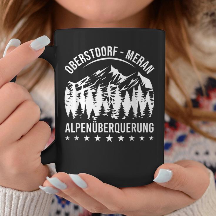 Alpenüberquerung Oberstdorf Merano E5 Alpine Crossing Tassen Lustige Geschenke