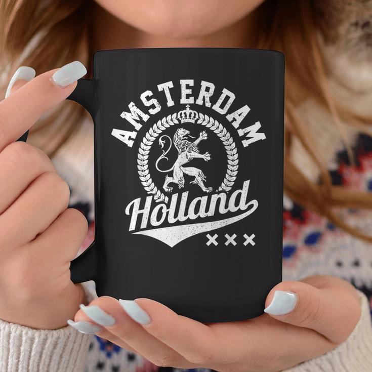 Amsterdam Holland Netherlands Crest Lion Souvenir Tassen Lustige Geschenke